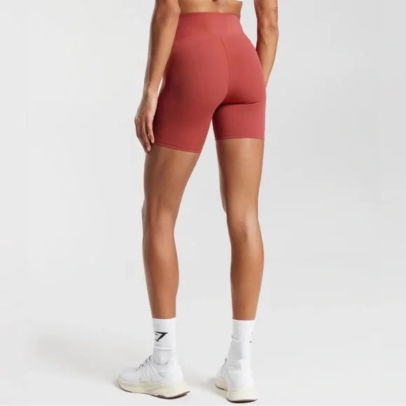 Gymshark Women's Crossover Shorts - Pomegranate Red - small - Picture 2 of 6